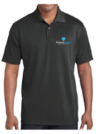 Phoenix Center Mens Racer Mesh Polo