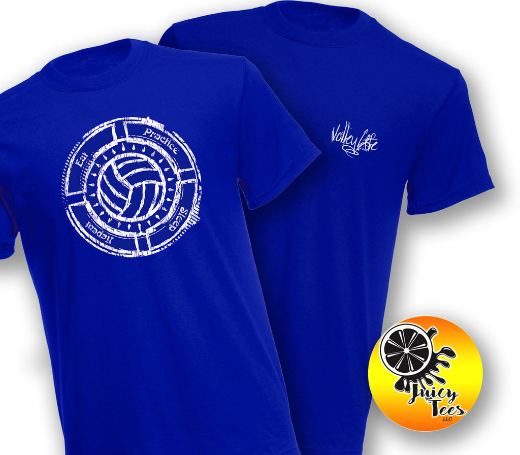 Volley Life™  "Eat, Practice, Sleep, Repeat" Shirts now available!