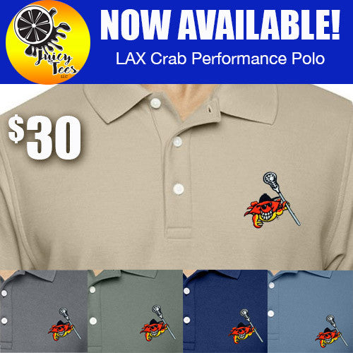 Now Available: LAX Crab Performance Polo