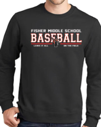 Fisher Baseball Crewneck Fleece