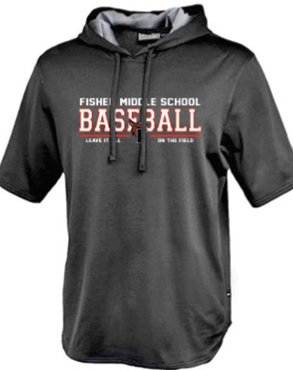 Fisher Baseball Short Sleeve Hoodie