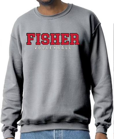 Fisher Volleyball Crewneck Fleece