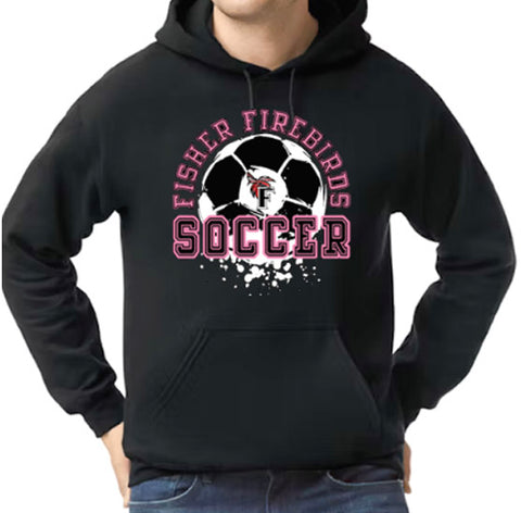 Fisher GIrls Soccer Hooded Fleece