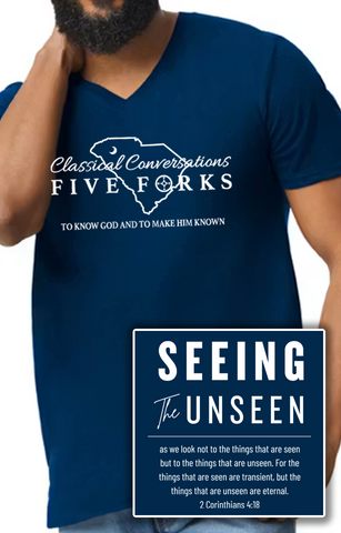 Unisex V-Neck Short Sleeve Tee