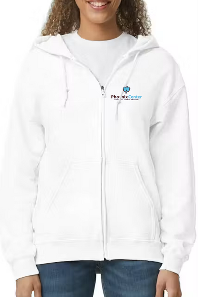 Phoenix Center Zip-Up Hooded Fleece