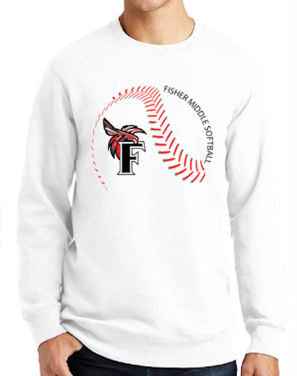 Fisher Softball Crewneck Fleece