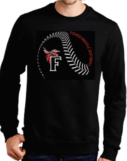 Fisher Softball Crewneck Fleece