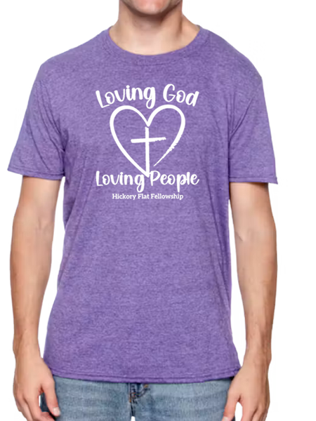 Hickory Flat Fellowship T-shirt - Heart Design