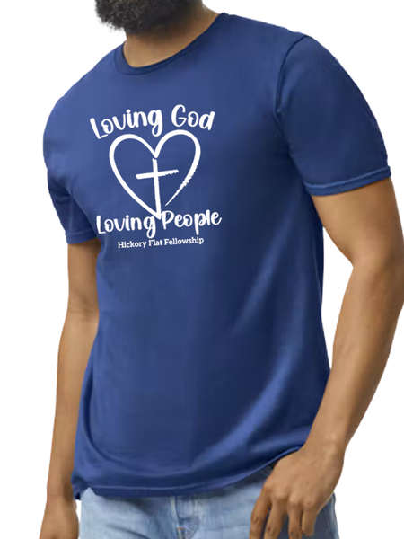Hickory Flat Fellowship T-shirt - Heart Design