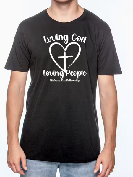 Hickory Flat Fellowship T-shirt - Heart Design