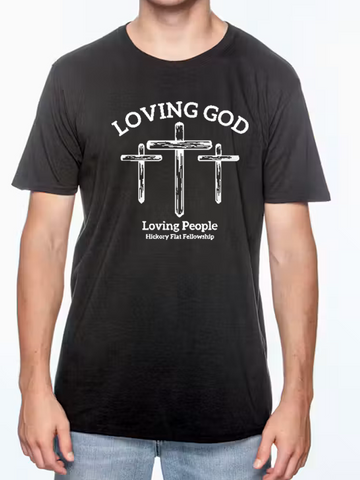 Hickory Flat Fellowship T-shirt - Three Crosses