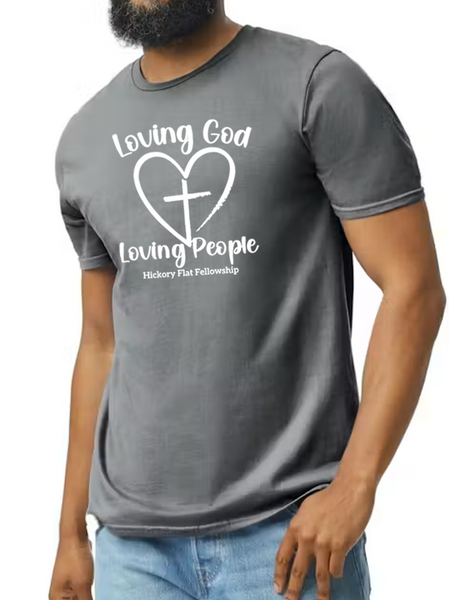 Hickory Flat Fellowship T-shirt - Heart Design