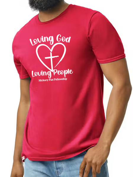 Hickory Flat Fellowship T-shirt - Heart Design
