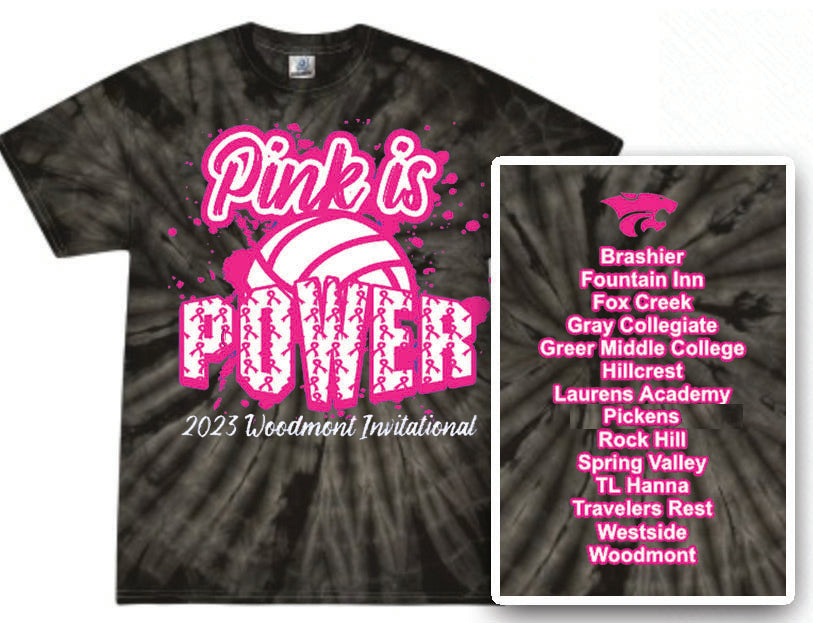 Pink is Power Woodmont Invitational 2023 Tournament Tee
