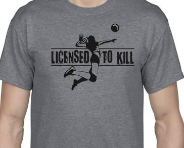 Volley Life® "Licensed to Kill" Short Sleeve Tee