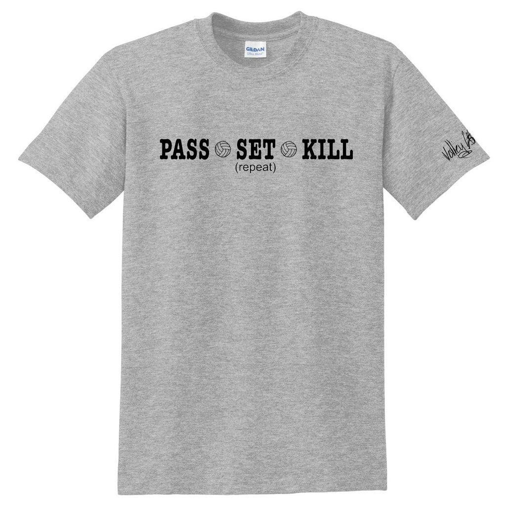 Volley Life® "Pass•Set• Kill (repeat)" Short Sleeve Tee